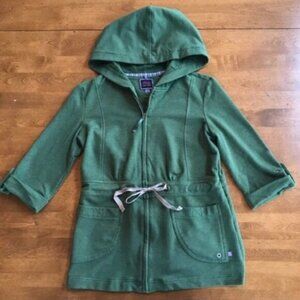 𝅺TOMMY Hilfiger Army Green Hooded Jacket. Size XS.